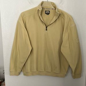 🏝️TOMMY BAHAMA PULLOVER LIGHT YELLOW SIZE LARGE GREAT CONDITION!